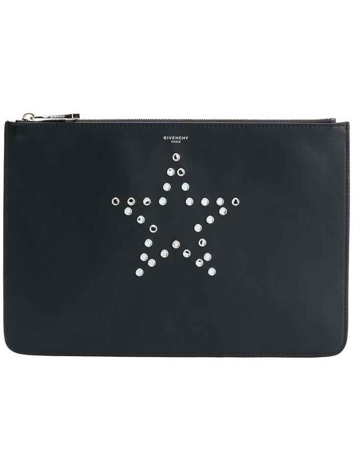 Givenchy - Medium Iconic Pouch - Women - Calf Leather - One Size, Black, Calf Leather