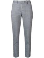 Dondup Textured Cigarette Trousers - Blue