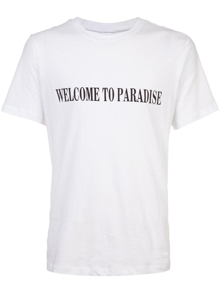 Cynthia Rowley Welcome To Paradise T-shirt - White