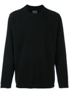 Laneus Zip Detail Sweatshirt - Black