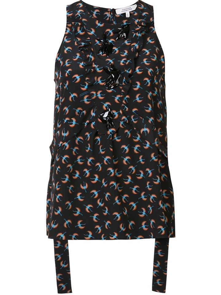 Dorothee Schumacher Embellished Asymmetric Tank