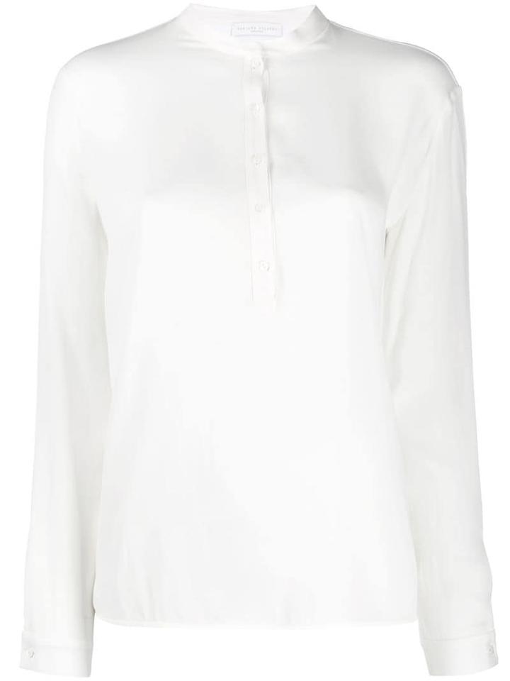 Fabiana Filippi Band Collar Shirt - White
