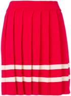 Pinko Pleated Mini Skirt - Red