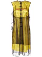 Calvin Klein 205w39nyc Mesh Logo Dress - Black