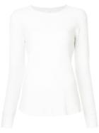 Roarguns Studded Jersey Top - White