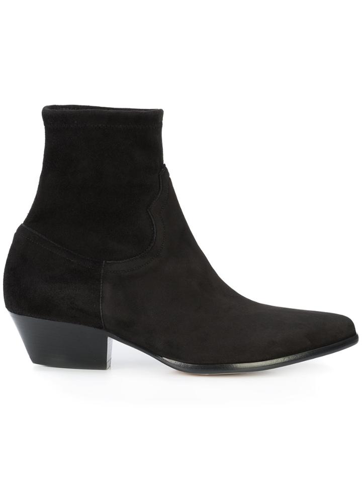 Tamara Mellon Stretch Ankle Boots - Black