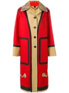 Burberry Oversized Car Coat - Red