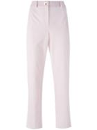 Salvatore Ferragamo Gancino Flip Lock Trousers, Women's, Size: 38, Pink/purple, Polyester/spandex/elastane