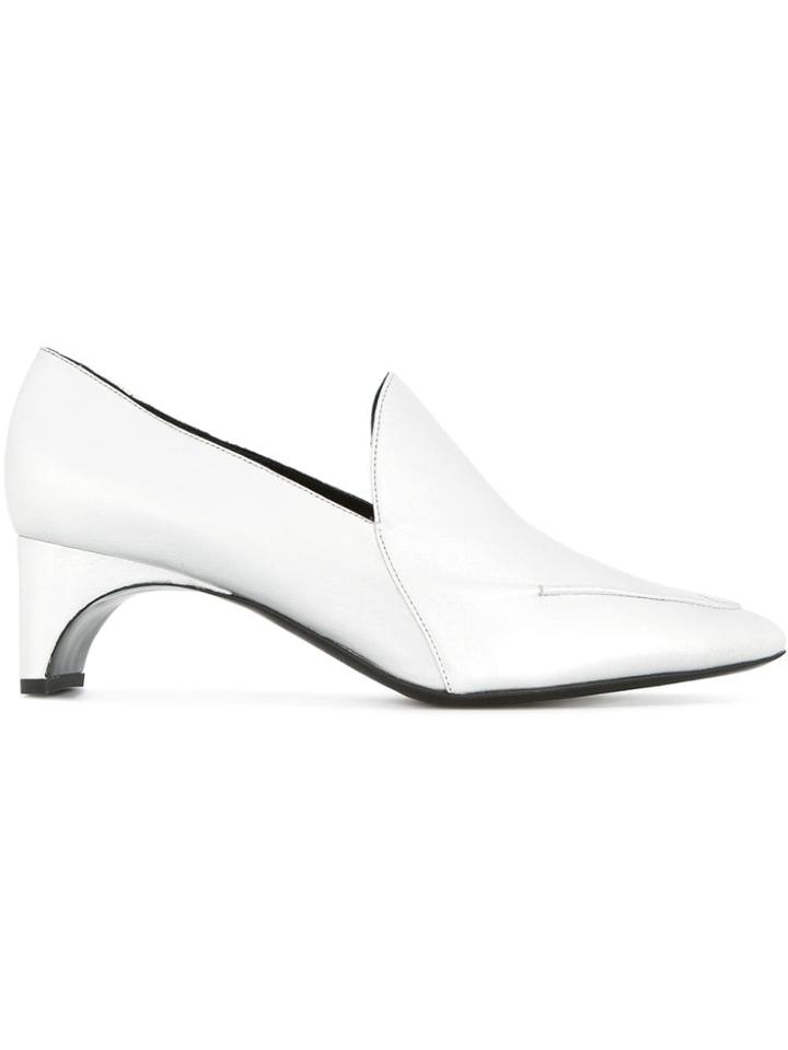 Pierre Hardy Heeled Loafers - Metallic
