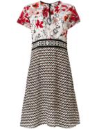Dorothee Schumacher Floral And Geometric Panel Print Dress -