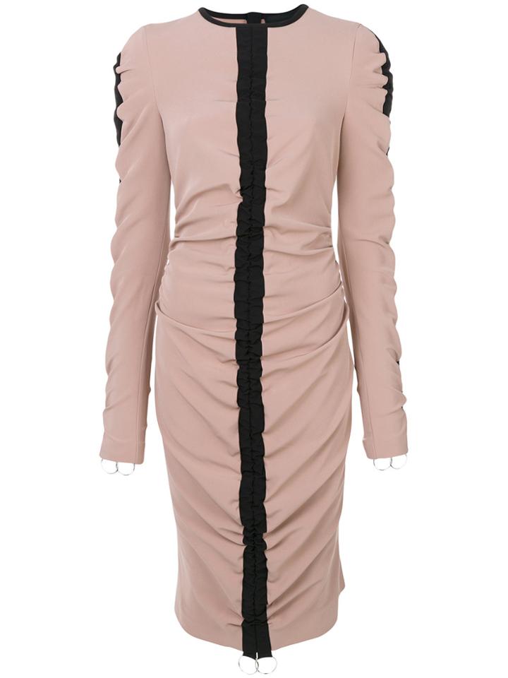 Marco Bologna Ruched Detail Dress - Nude & Neutrals