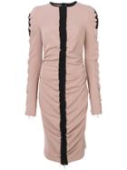 Marco Bologna Ruched Detail Dress - Nude & Neutrals