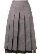 Thom Browne Ankle-length Pleated Skirt - Grey