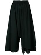 Y's Wide Gusset Trousers - Black