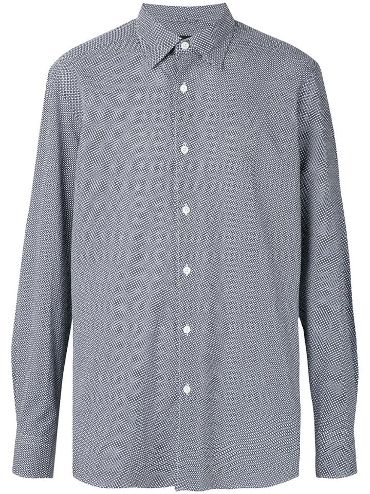 Ermenegildo Zegna Printed Shirt - Blue