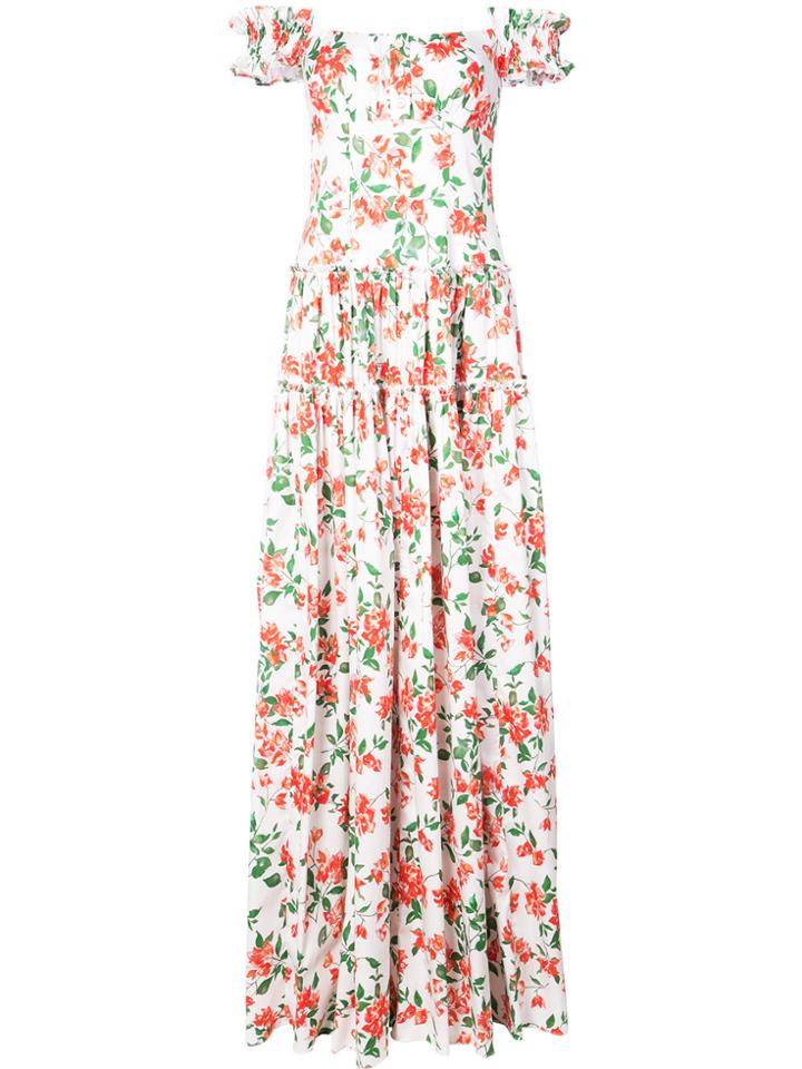 Caroline Constas Maria Off The Shoulder Dress - White