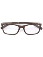 Dolce & Gabbana Square Frame Glasses, Brown, Acetate