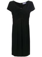 Thierry Mugler Pre-owned Shortsleeved Fitted Dress - Black