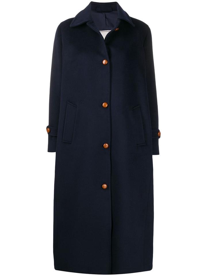 Giuliva Heritage Collection The Mariana Single Breasted Coat - Blue