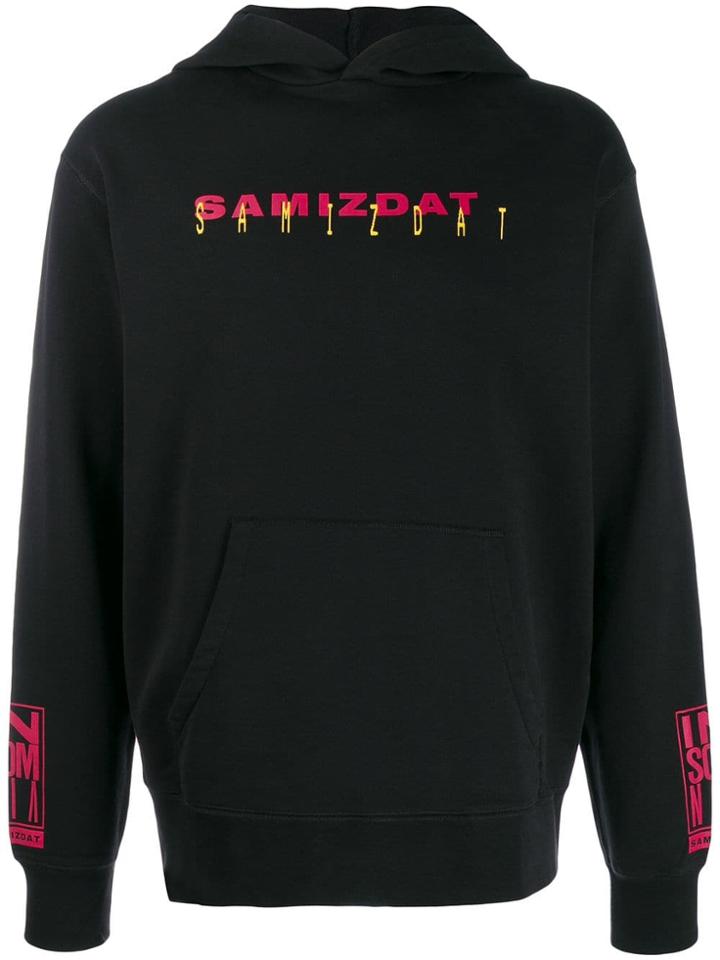 Yang Li Graphic Print Hoodie - Black