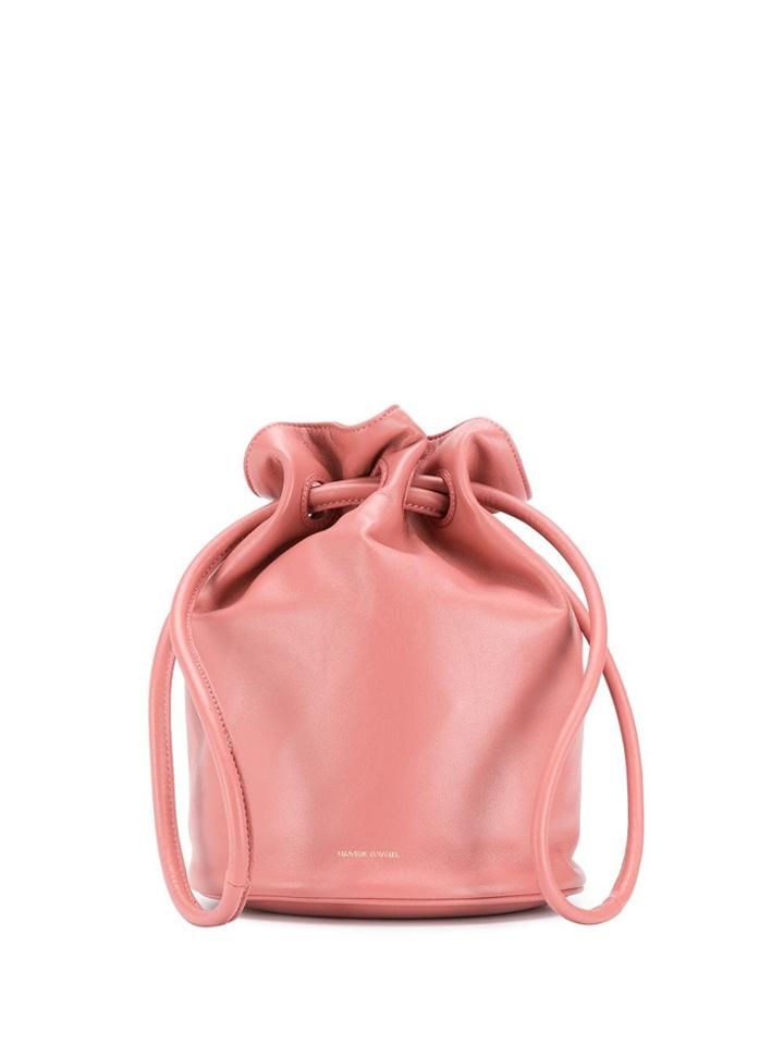 Mansur Gavriel Drawstring Bucket Bag - Pink