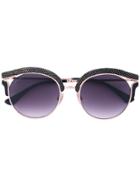 Jimmy Choo Eyewear Lash Sunglasses - Black