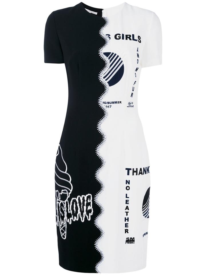 Stella Mccartney Stitch Panel Dress - Black