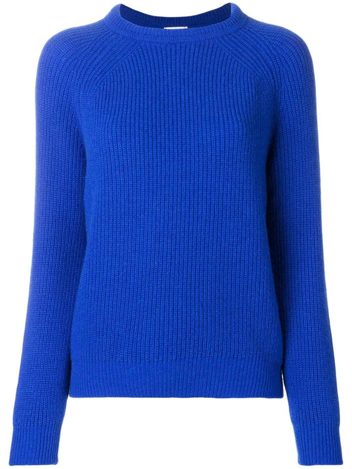 Forte Forte Crew Neck Knit Pullover - Blue