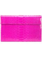 Susie Straubmueller Structured Clutch Bag - Pink & Purple