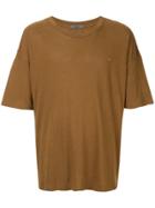 Billy Los Angeles West Lake Distressed T-shirt - Brown