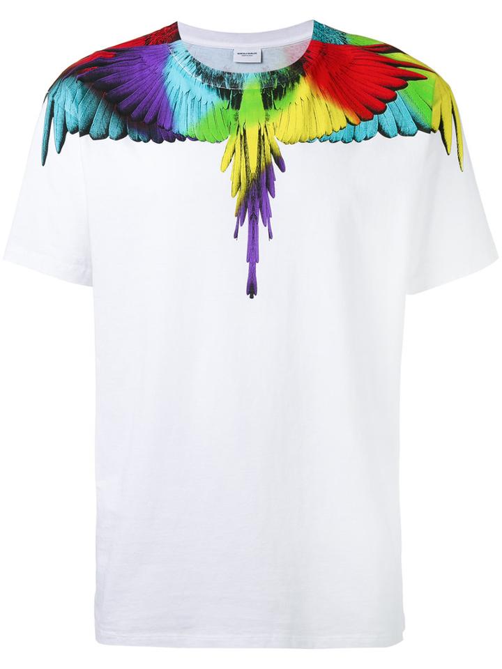 Marcelo Burlon County Of Milan Nicolas T-shirt, Men's, Size: Xl, White, Cotton