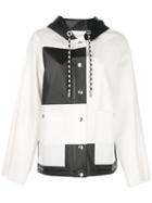 Proenza Schouler Colour Block Short Raincoat - White