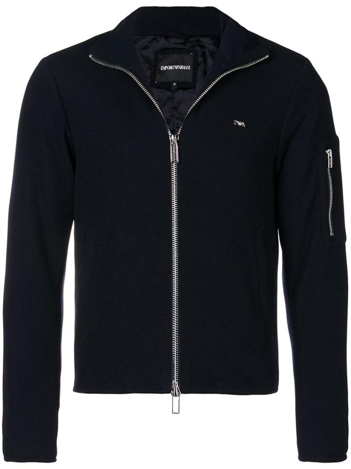 Emporio Armani Zipped Jacket - Blue