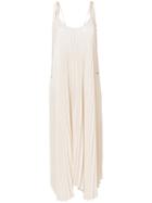 Twin-set Pleated Dress - Nude & Neutrals