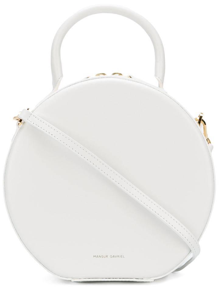 Mansur Gavriel Round Shaped Handbag - White