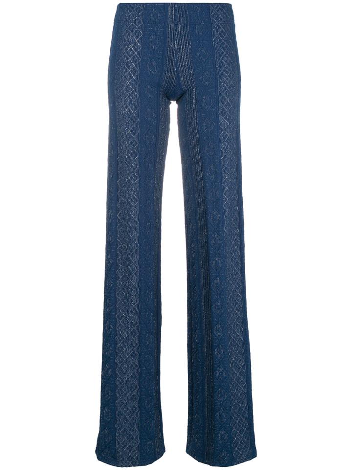 Fisico Textured Beach Trousers - Blue