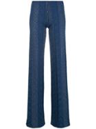 Fisico Textured Beach Trousers - Blue