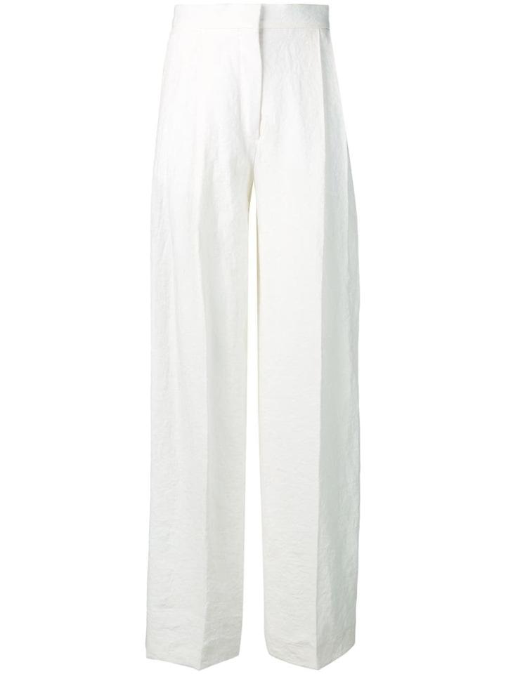 Sonia Rykiel High-waisted Tailored Trousers - White