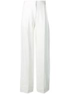 Sonia Rykiel High-waisted Tailored Trousers - White