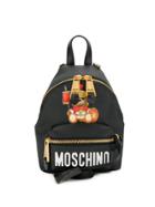 Moschino Roman Teddy Bear Backpack - Black