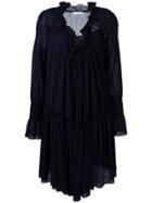 See By Chloé Ruffled Smock Dress - Blue