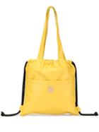 Caban Drawstring Gym Tote Bag - Yellow