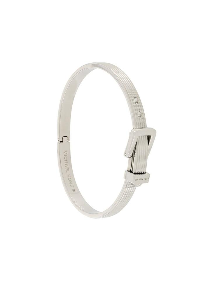 Michael Kors Belt Buckle Bangle, Women's, Grey