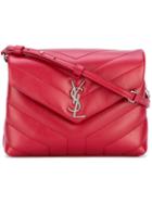Saint Laurent - Monogram Pouch Bag - Women - Leather - One Size, Red, Leather