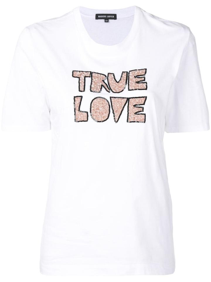 Markus Lupfer True Love T-shirt - White