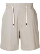 The Silted Company Drawstring Bermuda Shorts - Nude & Neutrals