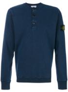 Stone Island Classic Fitted Sweatshirt - Blue