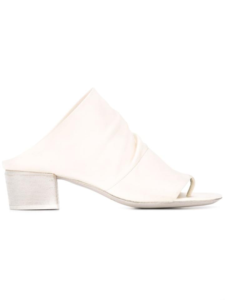 Marsèll Open Toe Mules - White