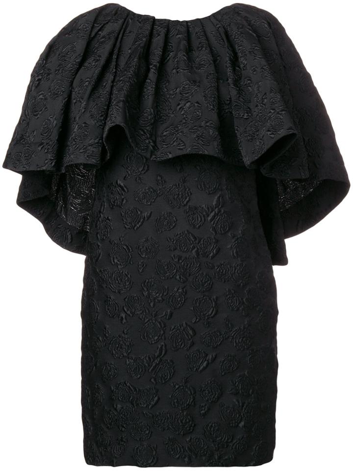 Calvin Klein 205w39nyc Floral Embroidered Shift Dress - Black