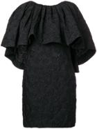 Calvin Klein 205w39nyc Floral Embroidered Shift Dress - Black